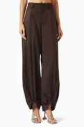 BLSSD Drawstring-hem Pleated Pants