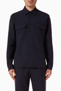 SANDRO Patch Pocket Shirt