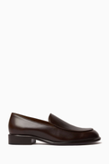 Khaite Miles Loafers in Leather