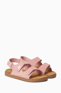 Tommy Hilfiger Logo Sandals in Suede