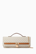 Michael Kors Medium Hamilton Crossbody Bag in Signature Logo Canvas