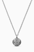 Emanuele Bicocchi Shield Necklace in Sterling Silver