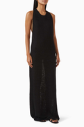 Elisabetta Franchi Open-back Maxi Dress
