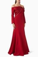 NASS Off-shoulder Maxi Dress
