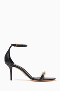 Elisabetta Franchi Sandals in Leather & PVC