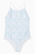 Balmain Patterned One-Piece Swimsuit