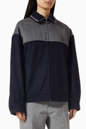 Miu Miu Blouson Zipper Jacket in Velour
