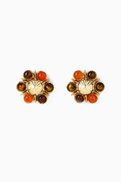Gas Bijoux Augusta Stud Earrings in Gold-plated Metal