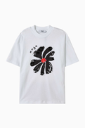 MSGM Flower-print T-shirt in Cotton
