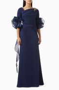 NASS Ruffle Sleeve Gown