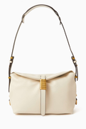 PINKO Small Saddle Baguette Bag in Leather