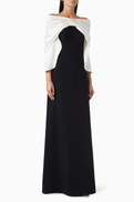NASS Off-shoulder Bow Dress