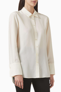JOSEPH Joe Button-up Blouse in Silk