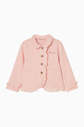 Marni Logo Ruffled Jacket