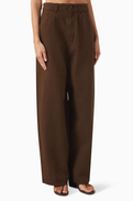 Lemaire Large Pants in Cotton-twill