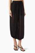 Source Unknown Reifa Semi-Sheer Balloon Pants