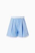 DKNY Striped Logo Shorts