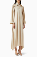 Onori Lamees Kaftan in Satin