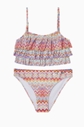 Missoni Zigzag Ruffle Bikini Set