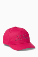 MARC JACOBS Rhinestone Logo Cap