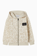 MARC JACOBS Monogram Hooded Zip-through