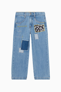 MARC JACOBS Patchwork Jeans in Cotton-denim