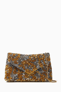Dries Van Noten Small Embroidered Envelope Clutch