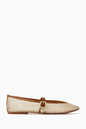 Toujours Camille Brilliant Ballerinas in Glitter Mesh