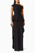 NASS Winika Asymmetrical Maxi Dress