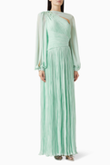 NASS Cadencia Gown in Crepe & Chiffon