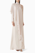 NASS Hina Ruffled Maxi Dress