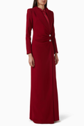 NASS Velora Buttoned Maxi Dress
