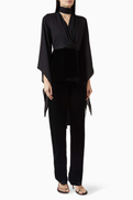 NASS Wrap Top & Pants Set