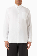 Vilebrequin Solid Shirt in Linen
