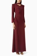 NASS Bead-embellished Maxi Dress