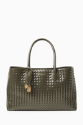 Aspinal Of London Large London Tote Bag in Woven Leather