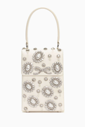 Self-Portrait Crystal Embroidered Mini Bag