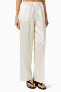 Soft Goat Pants in Silk & Wool