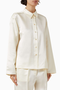 Soft Goat Shirt in Silk & Wool