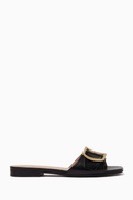 Bally Boucle Slides in Leather