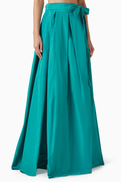 PINKO Raponzolo Maxi Skirt in Taffeta