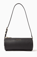 Michael Kors Small Izzy Barrel Pochette in Pebbled Leather
