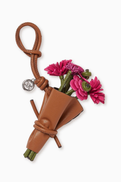 Michael Kors Floral Bouquet Bag Charm in Leather