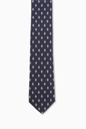 Ferragamo Micro Gancini Print Tie in Silk