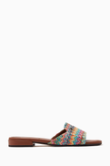 Jimmy Choo Dina Mule Sandals in Raffia