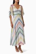 Missoni V-neck Knit Dress