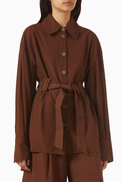 PINKO Cheryl Belted Overshirt