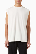 Represent Initial Oversized Tank Top in Cotton