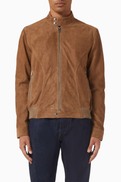 Arma Bratton Jacket in Lamb Suede