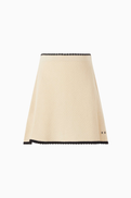 Marni Logo Knit Skirt in Cotton